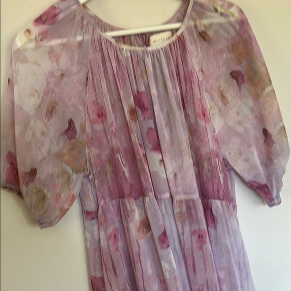 MELLODAY Pink Puff Sleeve Mini Dress (Missing inner dress) - Picture 12 of 16